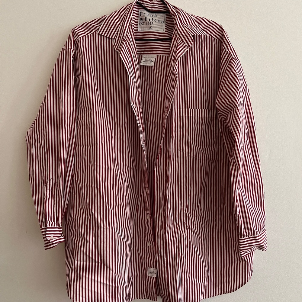 Red Striped Men's Shirt